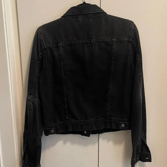 Free People Black Jean Jacket - Picture 2 of 4